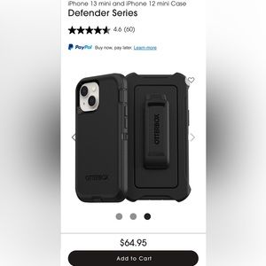 Super heavy duty defender otter case for iPhone 12 mini